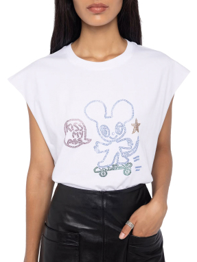 ΓΥΝΑΙΚΕΙΑ ΑΜΑΝΙΚΗ ΜΠΛΟΥΖΑ CLOE | Λευκό XS