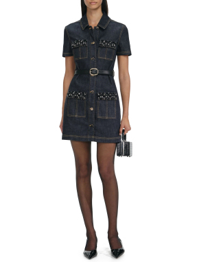 ΜΙΝΙ DENIM ΦΟΡΕΜΑ | Μπλε UK 10