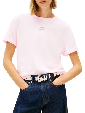 ΓΥΝΑΙΚΕΙΟ T-SHIRT ΜΕ ΛΟΓΟΤΥΠΟ | Ροζ M