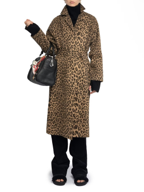 ΓΥΝΑΙΚΕΙΟ ΠΑΛΤΟ MENTLE CANVAS LEO | Καφέ S