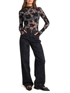 ΓΥΝΑΙΚΕΙΟ DENIM ΠΑΝΤΕΛΟΝΙ | Μαύρο M