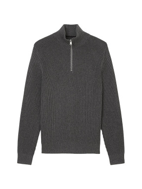 ΑΝΔΡΙΚΟ HALF-ZIP ΠΟΥΛΟΒΕΡ | Γκρι Σκούρο XXL