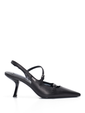 ΓΥΝΑΙΚΕΙΕΣ ΓΟΒΕΣ KARMEL SLING STRAP PUMP | Μαύρο 39