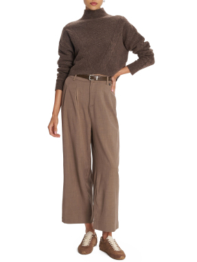 ΓΥΝΑΙΚΕΙΟ ΠΑΝΤΕΛΟΝΙ ΜΕ ΖΩΝΗ | Καφέ Ανοιχτό S