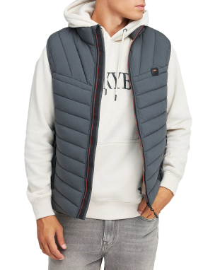 ΑΝΔΡΙΚΟ ΑΜΑΝΙΚΟ ΚΑΠΙΤΟΝΕ ΜΠΟΥΦΑΝ | Γκρι XXL