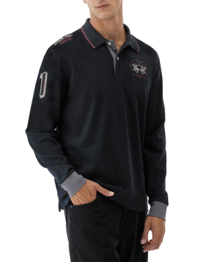 ΑΝΔΡΙΚΗ ΜΠΛΟΥΖΑ POLO | Μαύρο XXL