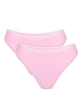 ΓΥΝΑΙΚΕΙΟ ΕΣΩΡΟΥΧΟ HIGH LEG ΣΕΤ 2ΤΜΧ | Ροζ XL