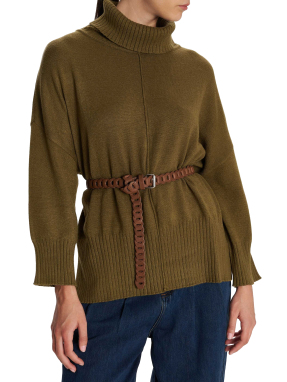 ΓΥΝΑΙΚΕΙΑ ΠΛΕΚΤΗ ΜΠΛΟΥΖΑ | Λαδί  L