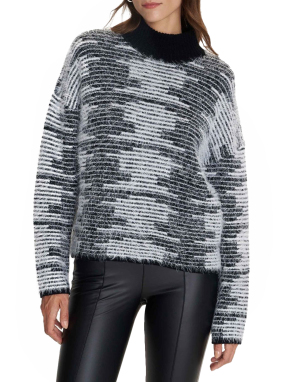 ΓΥΝΑΙΚΕΙΑ ΠΛΕΚΤΗ ΜΠΛΟΥΖΑ | Ασπρόμαυρο S