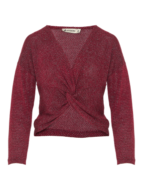 ΓΥΝΑΙΚΕΙΑ CROP ΜΠΛΟΥΖΑ | Μπορντό L