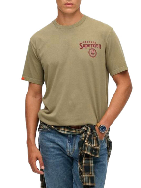 ΑΝΔΡΙΚΟ T-SHIRT TOKYO NARRATIVE LOOSE | Χακί XXXL