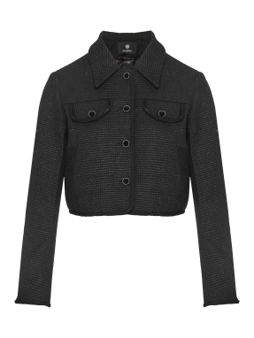 ΓΥΝΑΙΚΕΙΟ TWEED ΣΑΚΑΚΙ | Μαύρο L