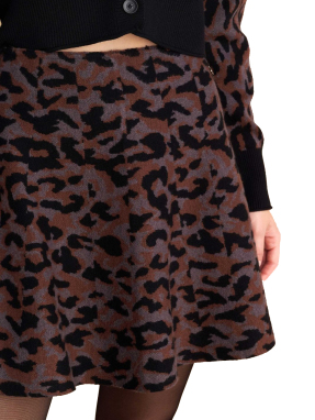 ΜΙΝΙ ΠΛΕΚΤΗ ΦΟΥΣΤΑ | Animal Print  L