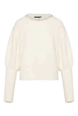 ΓΥΝΑΙΚΕΙΟ ΠΟΥΛΟΒΕΡ | Λευκό  L