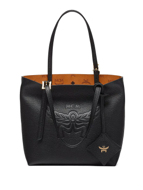 ΓΥΝΑΙΚΕΙΑ  ΔΕΡΜΑΤΙΝΗ ΤΣΑΝΤΑ ΩΜΟΥ HIMMEL SHOPPER MINI | Μαύρο