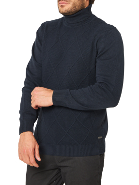 ΑΝΔΡΙΚΟ ΠΟΥΛΟΒΕΡ ΖΙΒΑΓΚΟ | Μπλε Σκούρο XL