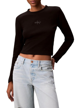 ΓΥΝΑΙΚΕΙΑ ΜΑΚΡΥΜΑΝΙΚΗ ΜΠΛΟΥΖΑ | Μαύρο L