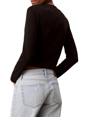 ΓΥΝΑΙΚΕΙΑ ΜΑΚΡΥΜΑΝΙΚΗ ΜΠΛΟΥΖΑ | Μαύρο L