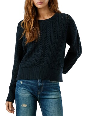 ΓΥΝΑΙΚΕΙΟ ΔΙΑΤΡΗΤΟ ΠΟΥΛΟΒΕΡ | Μπλε Σκούρο M