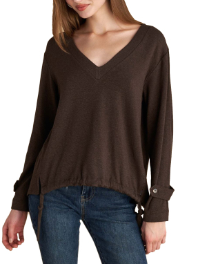 ΓΥΝΑΙΚΕΙΑ ΜΑΚΡΥΜΑΝΙΚΗ ΜΠΛΟΥΖΑ | Καφέ L