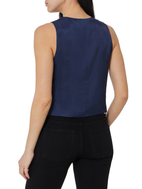 ΓΥΝΑΙΚΕΙΟ ΤΟΠ ΣΑΤΕΝ EMAUX | Μπλε Σκούρο S