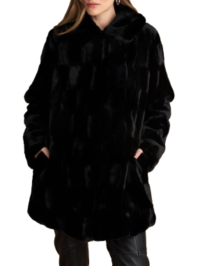 ΓΥΝΑΙΚΕΙΟ ΓΟΥΝΙΝΟ ΠΑΛΤΟ | Μαύρο XL