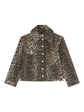 ΓΥΝΑΙΚΕΙΟ DENIM JACKET | Animal Print  EU 40