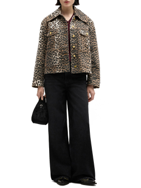 ΓΥΝΑΙΚΕΙΟ DENIM JACKET | Animal Print  EU 40