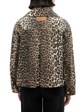 ΓΥΝΑΙΚΕΙΟ DENIM JACKET | Animal Print  EU 40