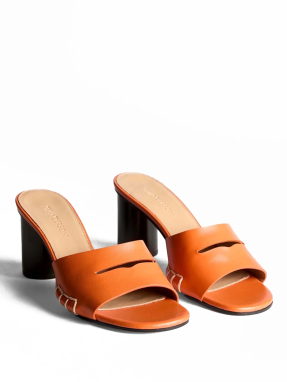 ΓΥΝΑΙΚΕΙΑ MULES LOAFER PUMP | Πορτοκαλί 40