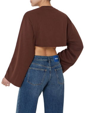 ΓΥΝΑΙΚΕΙΑ CROP ΜΠΛΟΥΖΑ | Καφέ XS