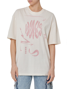 ΓΥΝΑΙΚΕΙΟ T-SHIRT | Εκρού XS