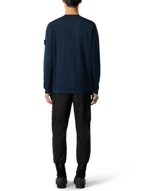 ΑΝΔΡΙΚΗ ΜΑΚΡΥΜΑΝΙΚΗ ΜΠΛΟΥΖΑ | Μπλε Σκούρο XXL