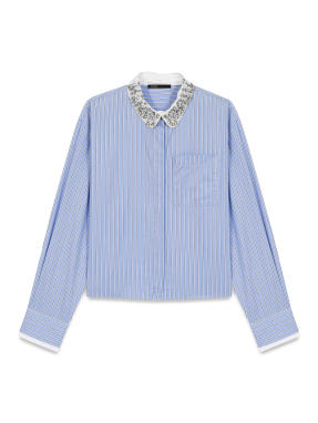 ΓΥΝΑΙΚΕΙΟ ΠΟΥΚΑΜΙΣΟ | Γαλάζιο XS