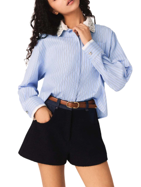 ΓΥΝΑΙΚΕΙΟ ΠΟΥΚΑΜΙΣΟ | Γαλάζιο XS