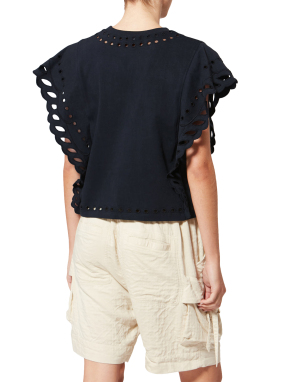 ΓΥΝΑΙΚΕΙΟ ΤΟΠ ODYLE | Μαύρο XS