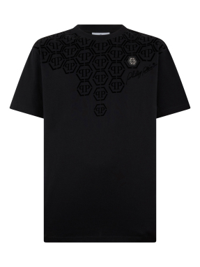 ΑΝΔΡΙΚΟ T-SHIRT DEGRADE MONOGRAM | Μαύρο XXL