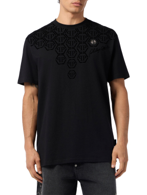 ΑΝΔΡΙΚΟ T-SHIRT DEGRADE MONOGRAM | Μαύρο XXL