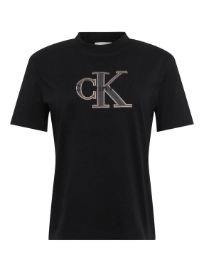 ΓΥΝΑΙΚΕΙΟ T-SHIRT ΜΕ ΛΟΓΟΤΥΠΟ | Μαύρο L