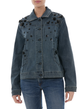 ΓΥNAIKEIO DENIM JACKET | Μπλε Σκούρο IT 48