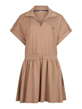 ΜΙΝΙ ΦΟΡΕΜΑ ΜΕ ΓΙΑΚΑ | Μπεζ Σκούρο S