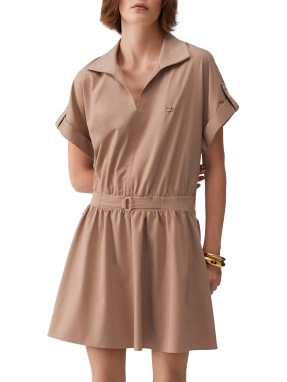 ΜΙΝΙ ΦΟΡΕΜΑ ΜΕ ΓΙΑΚΑ | Μπεζ Σκούρο S