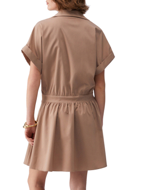 ΜΙΝΙ ΦΟΡΕΜΑ ΜΕ ΓΙΑΚΑ | Μπεζ Σκούρο S