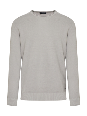 ΑΝΔΡΙΚΗ ΠΛΕΚΤΗ ΜΑΚΡΥΜΑΝΙΚΗ ΜΠΛΟΥΖΑ | Γκρι Ανοιχτό M