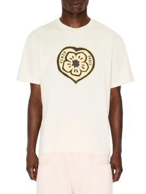 ΑΝΔΡΙΚΟ T-SHIRT KENZO BOKE HEART | Εκρού XL