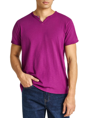 ΑΝΔΡΙΚΟ T-SHIRT | Μωβ Σκούρο M