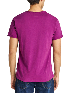 ΑΝΔΡΙΚΟ T-SHIRT | Μωβ Σκούρο M