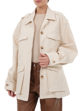 ΓΥΝΑΙΚΕΙΟ JACKET | Εκρού IT 46