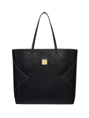 ΓΥΝΑΙΚΕΙΑ ΔΕΡΜΑΤΙΝΗ ΤΣΑΝΤΑ ΩΜΟΥ DIA SHOPPER LARGE | Μαύρο BLACK