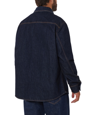 ΑΝΔΡΙΚΟ DENIM ΠΟΥΚΑΜΙΣΟ | Μπλε Σκούρο XL